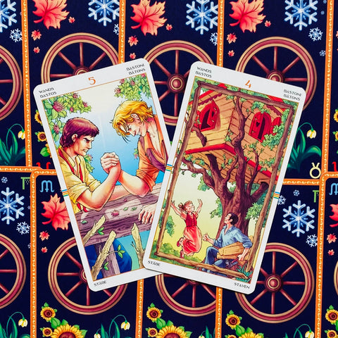 Wheel Of The Year Tarot cards Lo Scarabeo