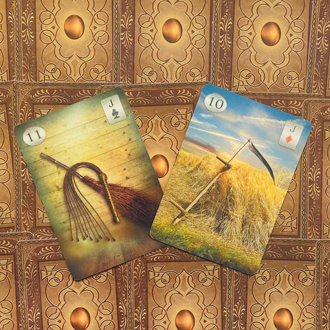 Thelema Lenormand cards Lo Scarabeo