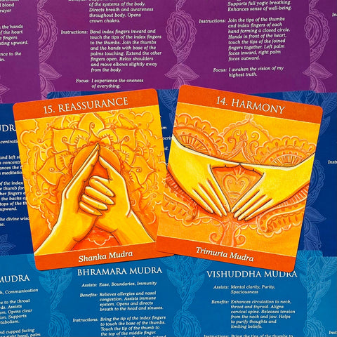 Mudras for Awakening the Energy Body deck and book set US Games Systems