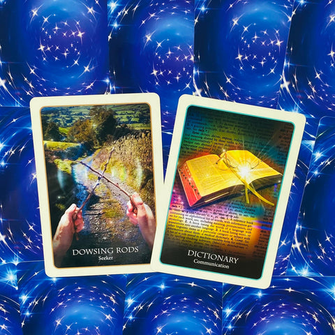 Divination of the Ancients Oracle cards Blue Angel