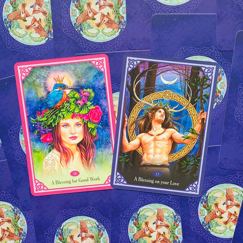 Blessed Be Tarot Cards Blue Angel