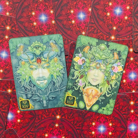 Pocket Dreams Of Gaia Tarot cards Blue Angel