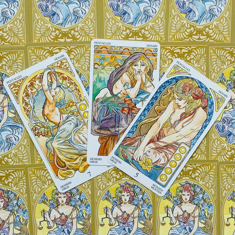 Tarot Art Nouveau cards Lo Scarabeo