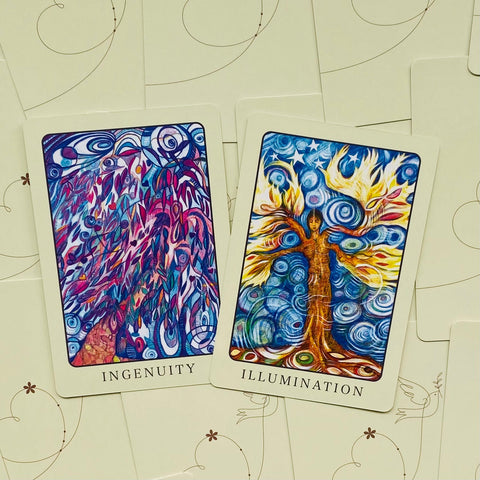 Peace Oracle cards Blue Angel