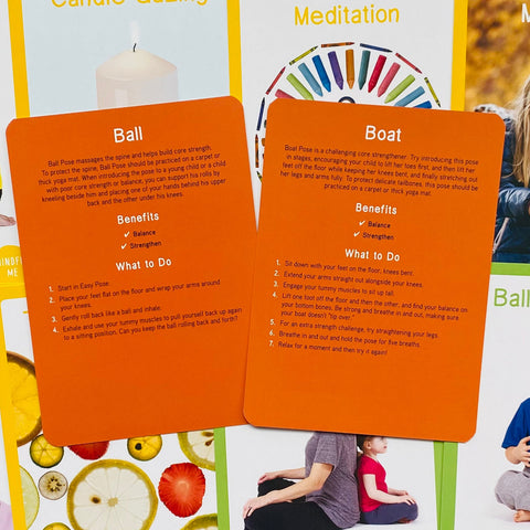 Yoga For Children Cards Adams Media