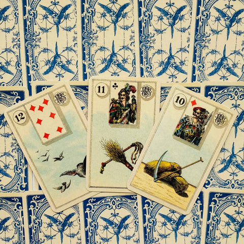 Grand Tableau Lenormand Oracle cards Lo Scarabeo