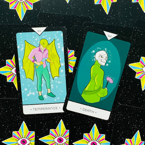 Rainbow Moon Tarot cards Rockpool