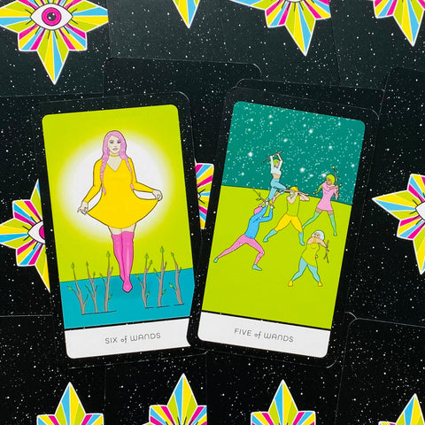 Rainbow Moon Tarot cards Rockpool
