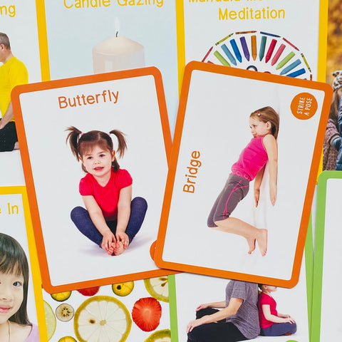 Yoga For Children Cards Adams Media