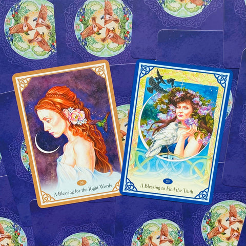 Blessed Be Tarot Cards Blue Angel