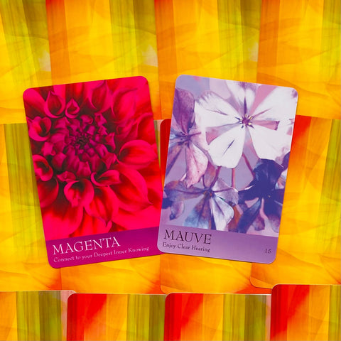 Secret Language of Colour oracle cards Blue Angel