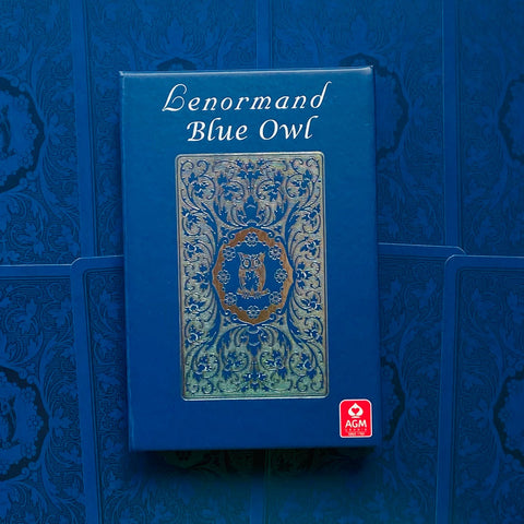 Lenormand Blue Owl Premium Edition Cards AGM