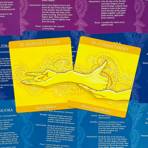 Mudras for Awakening the Energy Body deck and book set US Games Systems