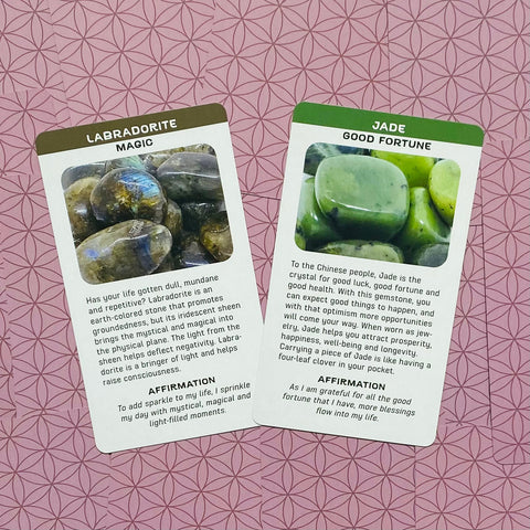 Crystal Message Cards