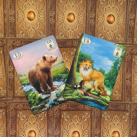 Thelema Lenormand cards Lo Scarabeo
