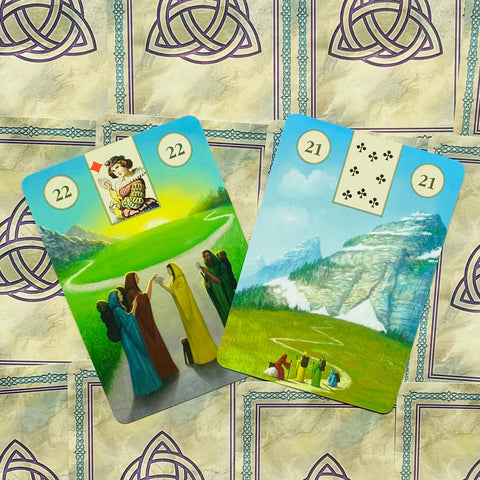 Pagan Lenormand Oracle Cards Lo Scarabeo