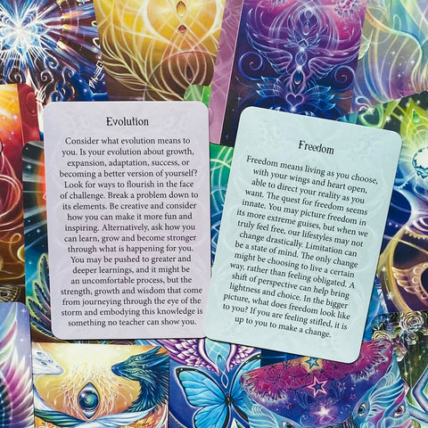 Beyond Lemuria Oracle Cards (pocket edition) Blue Angel