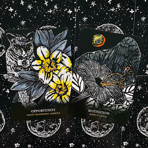 Flowers Of The Night Oracle cards Rockpool