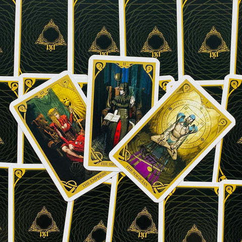 Night Sun Mini Tarot Cards Lo Scarabeo