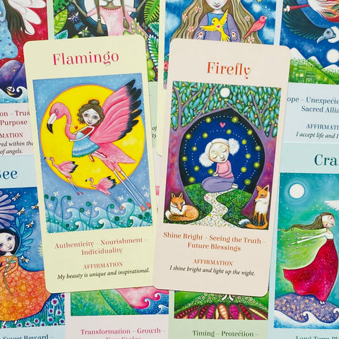 Wings of Wisdom Oracle cards Blue Angel