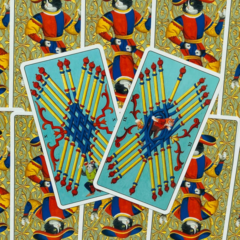 Marseille Cat Tarot cards Lo Scarabeo