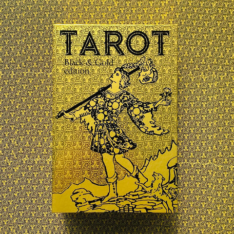 Tarot Black and Gold Edition Cards Lo Scarabeo