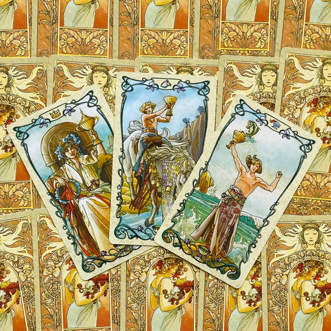 Mucha Tarot cards Lo Scarabeo