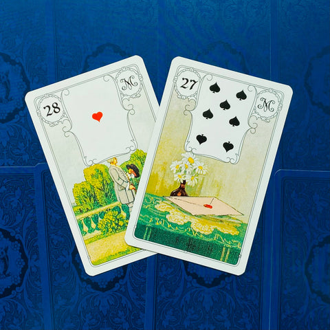 Lenormand Blue Owl Premium Edition Cards AGM
