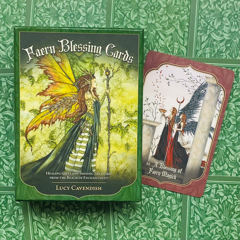 Faery Blessing Cards Blue Angel