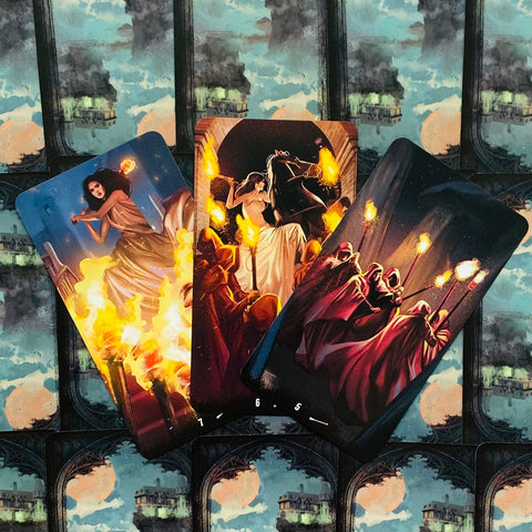 Tarot Of The Haunted House Cards Deck Lo Scarabeo