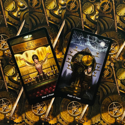 Steampunk mini Tarot cards Llewellyn