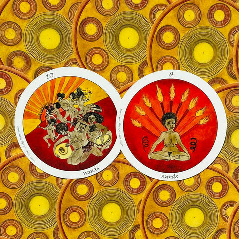 Mini Motherpeace Round deck and book set US Games Systems