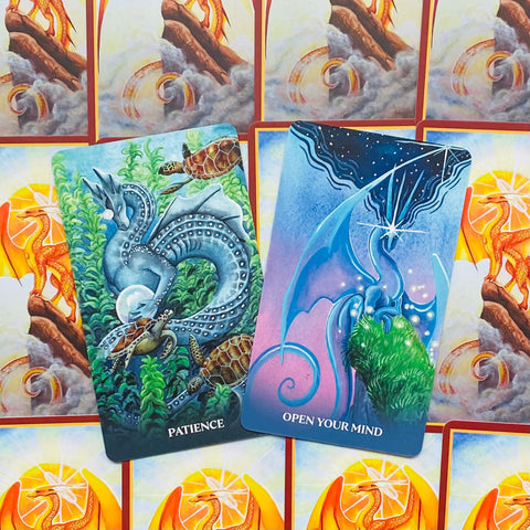 Universal Dragon Oracle Cards Blue Angel