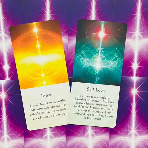 Healing Energy Oracle cards Blue Angel