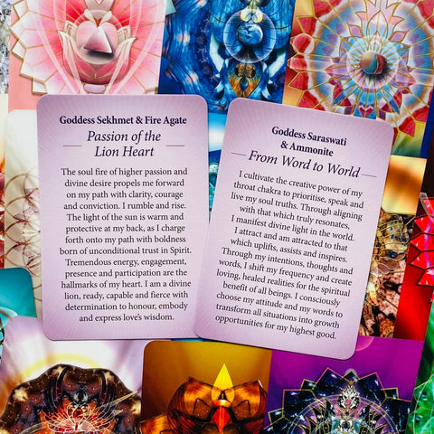 Crystal Mandala Activation Cards Blue Angel