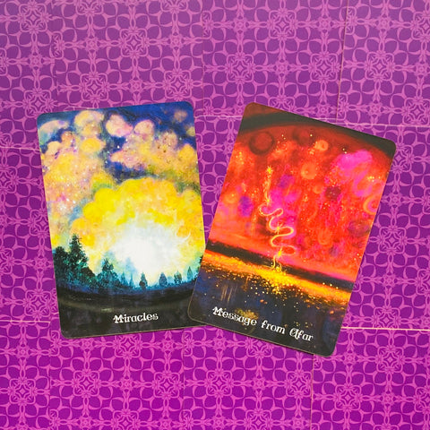 Universal Love Oracle cards Special 20th Anniversary edition Blue Angel