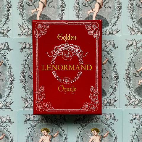 Golden Lenormand Oracle cards Lo Scarabeo
