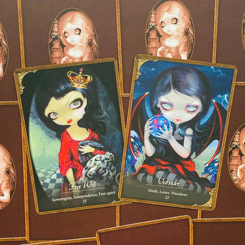 Les Vampires Oracle Cards Blue Angel