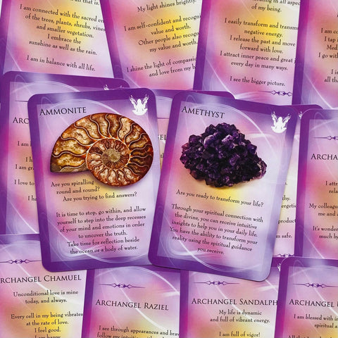 Archangels and Gemstone Guardians Oracle Cards Findhorn Press