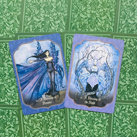 Faery Blessing Cards Blue Angel