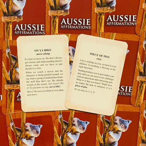 Aussie Affirmation Oracle cards Animal Dreaming