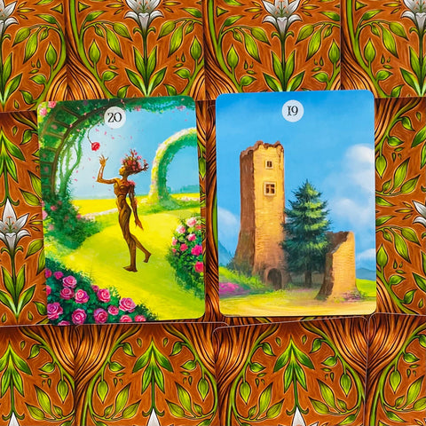 Herbs And Plants Lenormand oracle cards Lo Scarabeo