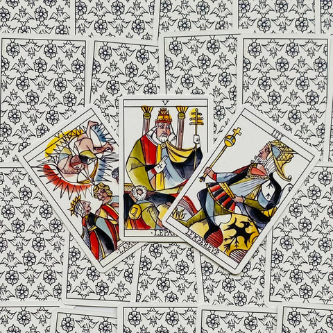 Playing Marseille Tarot Cards US Games Systems