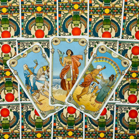 Egyptian Art Nouveau Tarot cards Lo Scarabeo