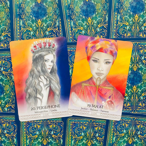 Goddess Spirit Oracle Cards Blue Angel