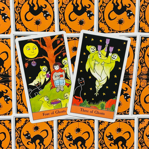 Halloween deck book set US Games Systems