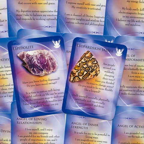 Angels and Gemstone Guardians Oracle Cards Findhorn Press