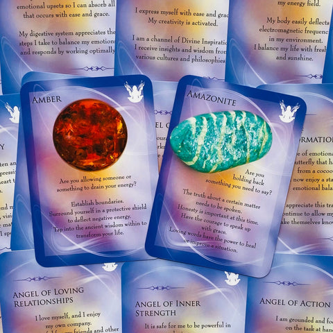 Angels and Gemstone Guardians Oracle Cards Findhorn Press