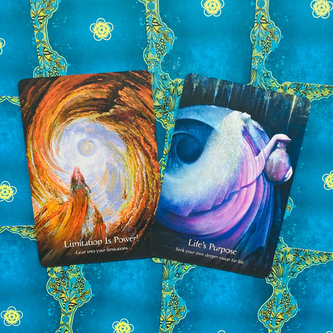 Sufi Wisdom Oracle Cards Deck Blue Angel