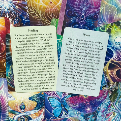 Beyond Lemuria Oracle Cards (pocket edition) Blue Angel